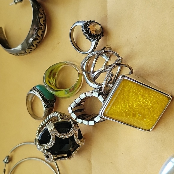Jewelry Set Bundle...mostly Fun Rings - Picture 2 of 4